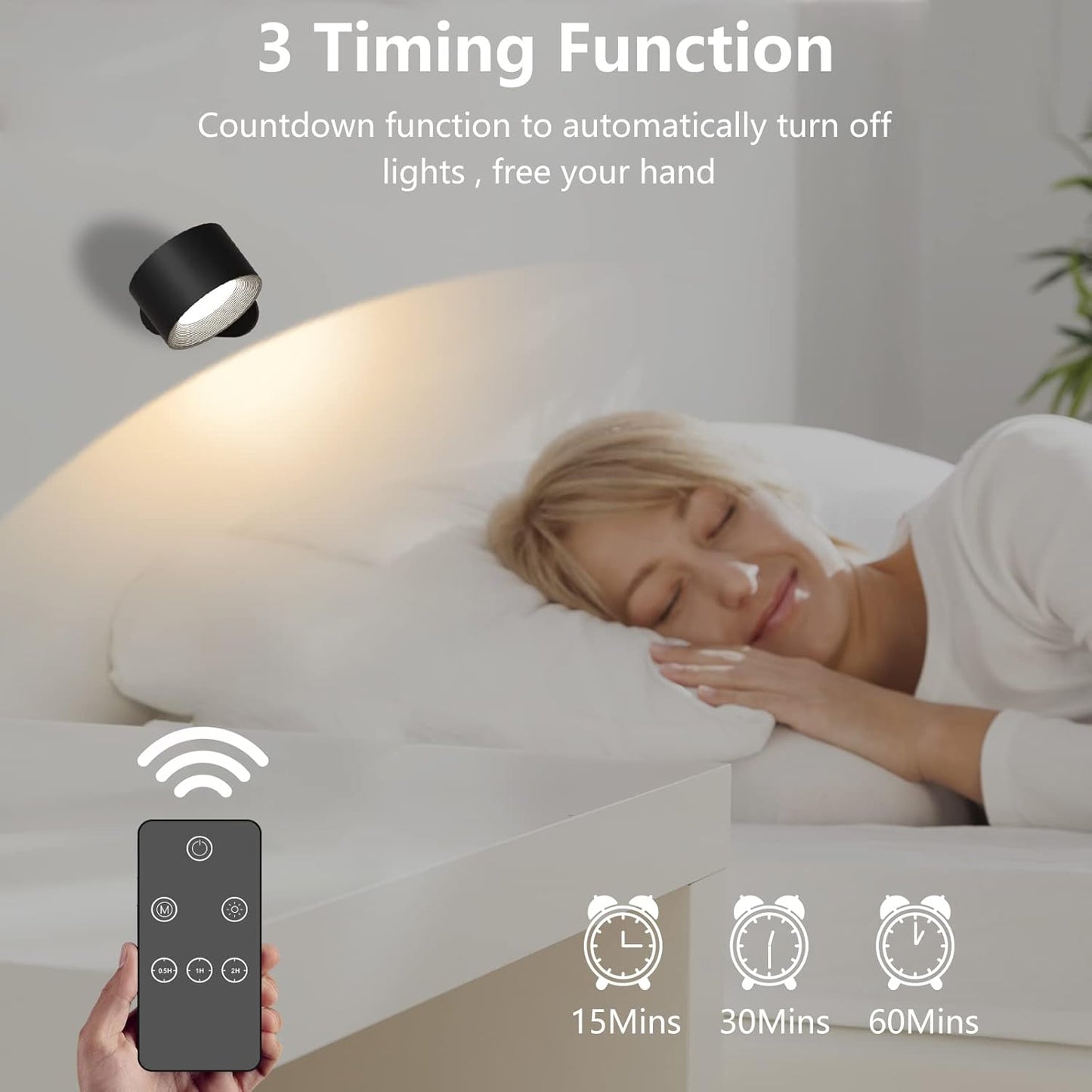 FlexiLamp draadloze oplaadbare 360 LED wandlamp
