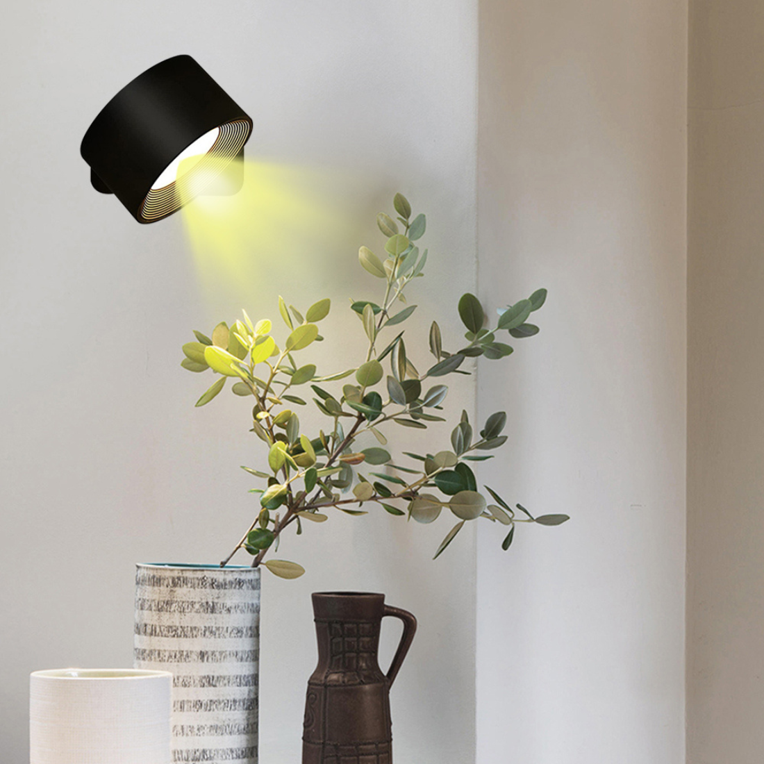 FlexiLamp draadloze oplaadbare 360 LED wandlamp