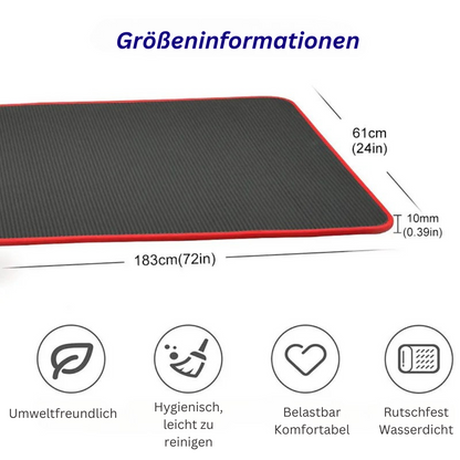 FlexiMat extra dikke antislip yogamat 10 mm fitnessmat