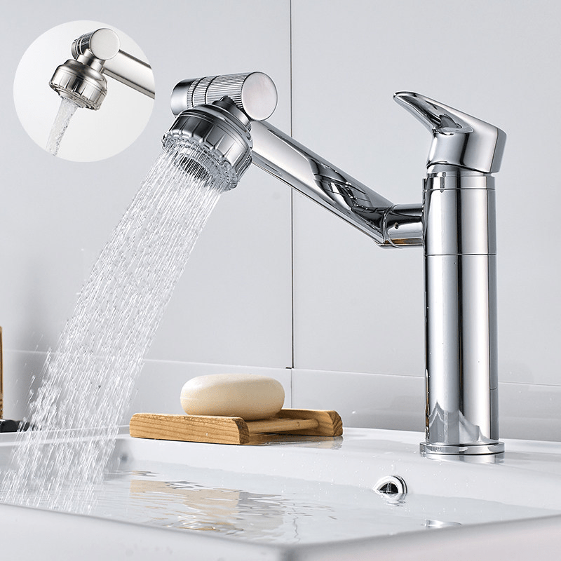 FlexiSpout 360° Flexibele Wastafelkraan met Dubbele Sprayfunctie