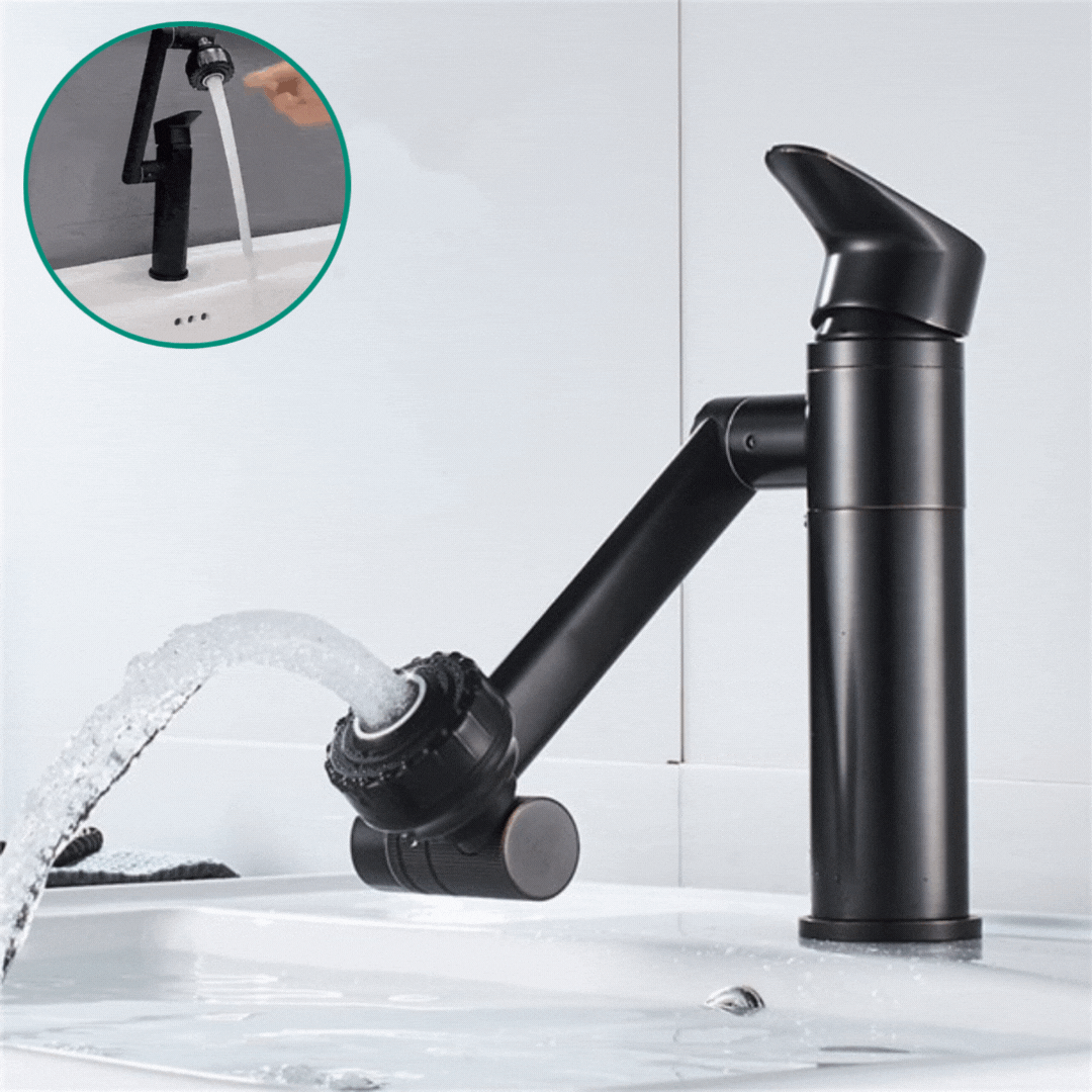 FlexiSpout 360° Flexibele Wastafelkraan met Dubbele Sprayfunctie