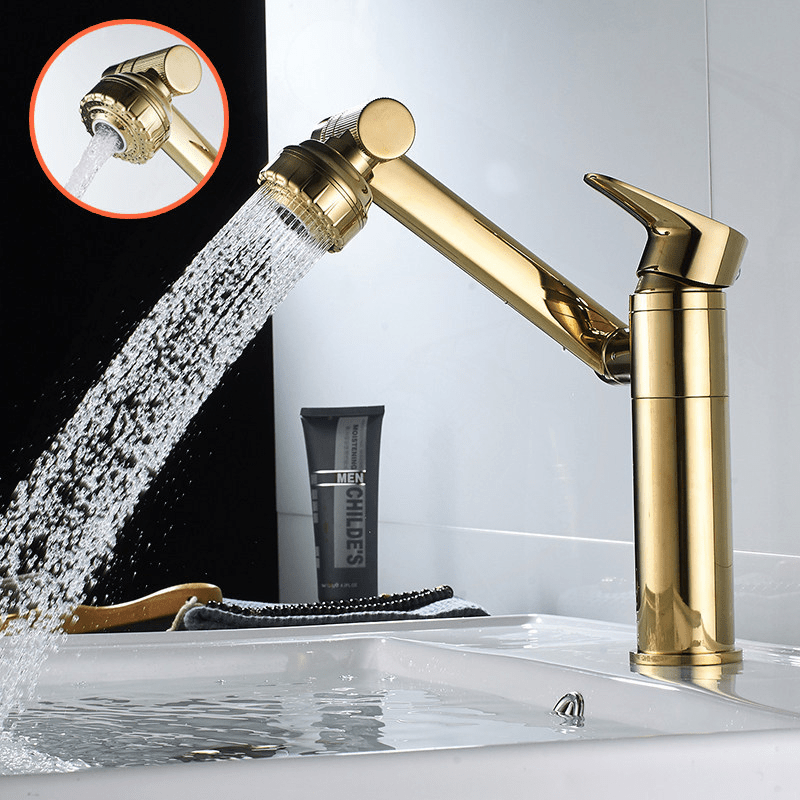 FlexiSpout 360° Flexibele Wastafelkraan met Dubbele Sprayfunctie