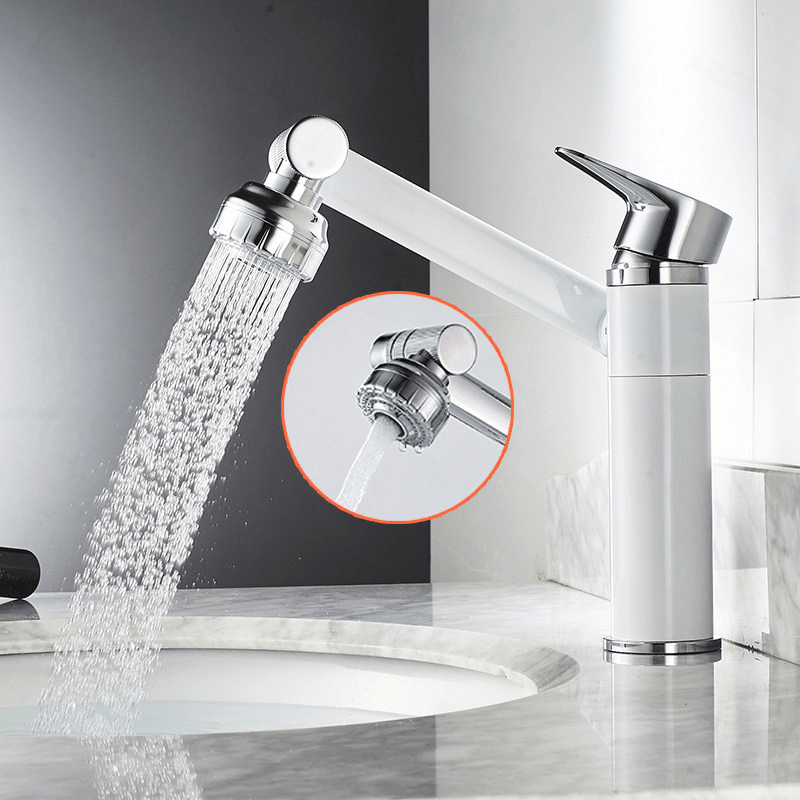 FlexiSpout 360° Flexibele Wastafelkraan met Dubbele Sprayfunctie