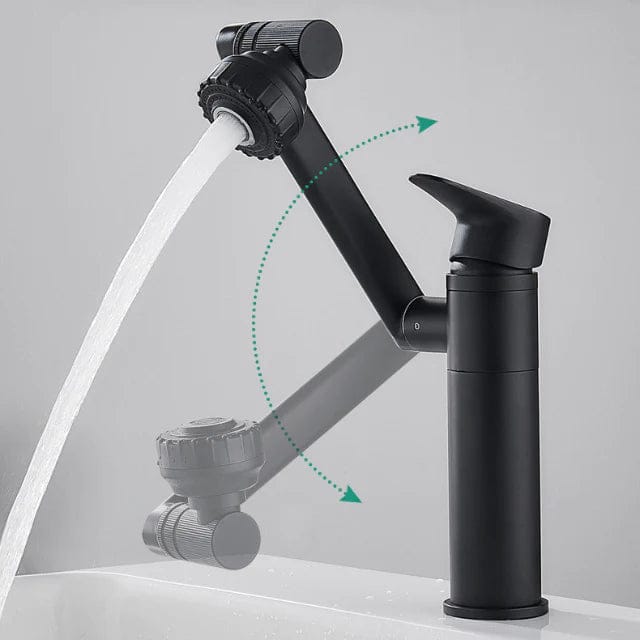 FlexiSpout 360° Flexibele Wastafelkraan met Dubbele Sprayfunctie