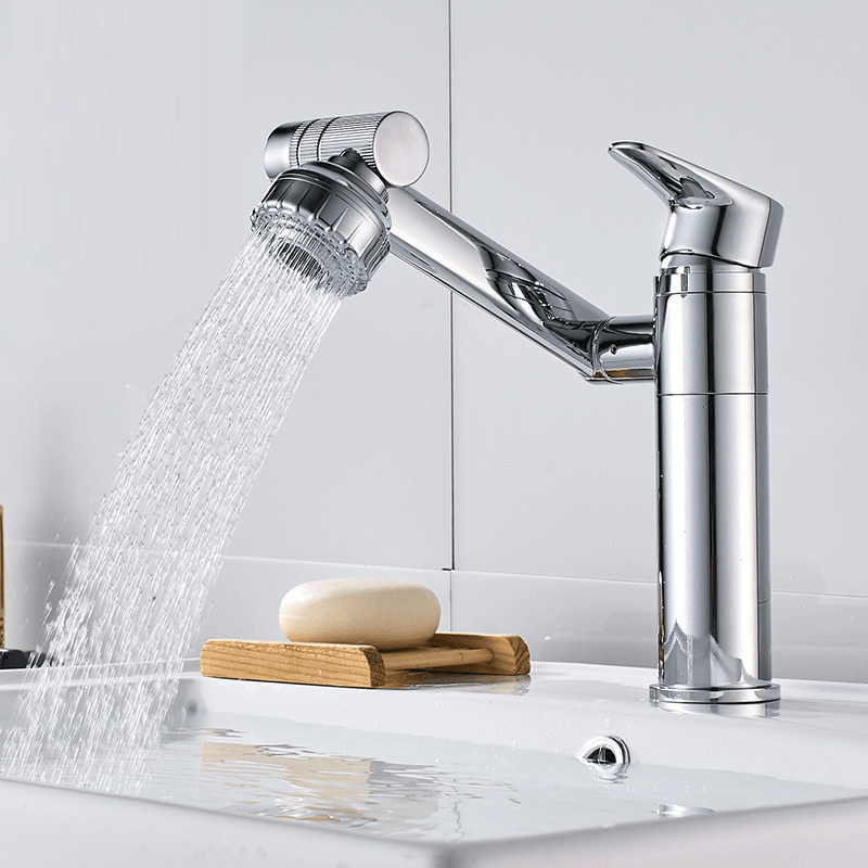 FlexiSpout 360° Flexibele Wastafelkraan met Dubbele Sprayfunctie