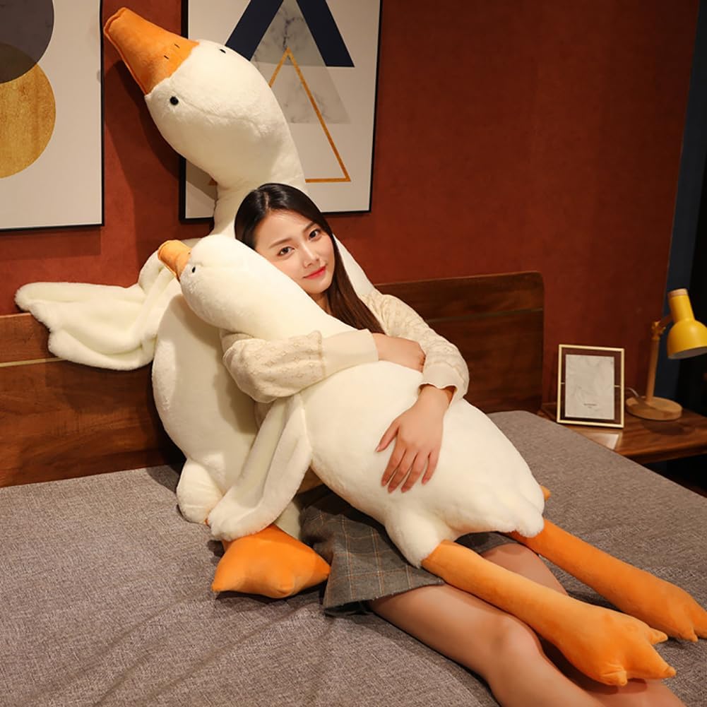 Giant Goose knuffel zacht knuffelkussen in meerdere maten