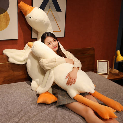 Giant Goose knuffel zacht knuffelkussen in meerdere maten