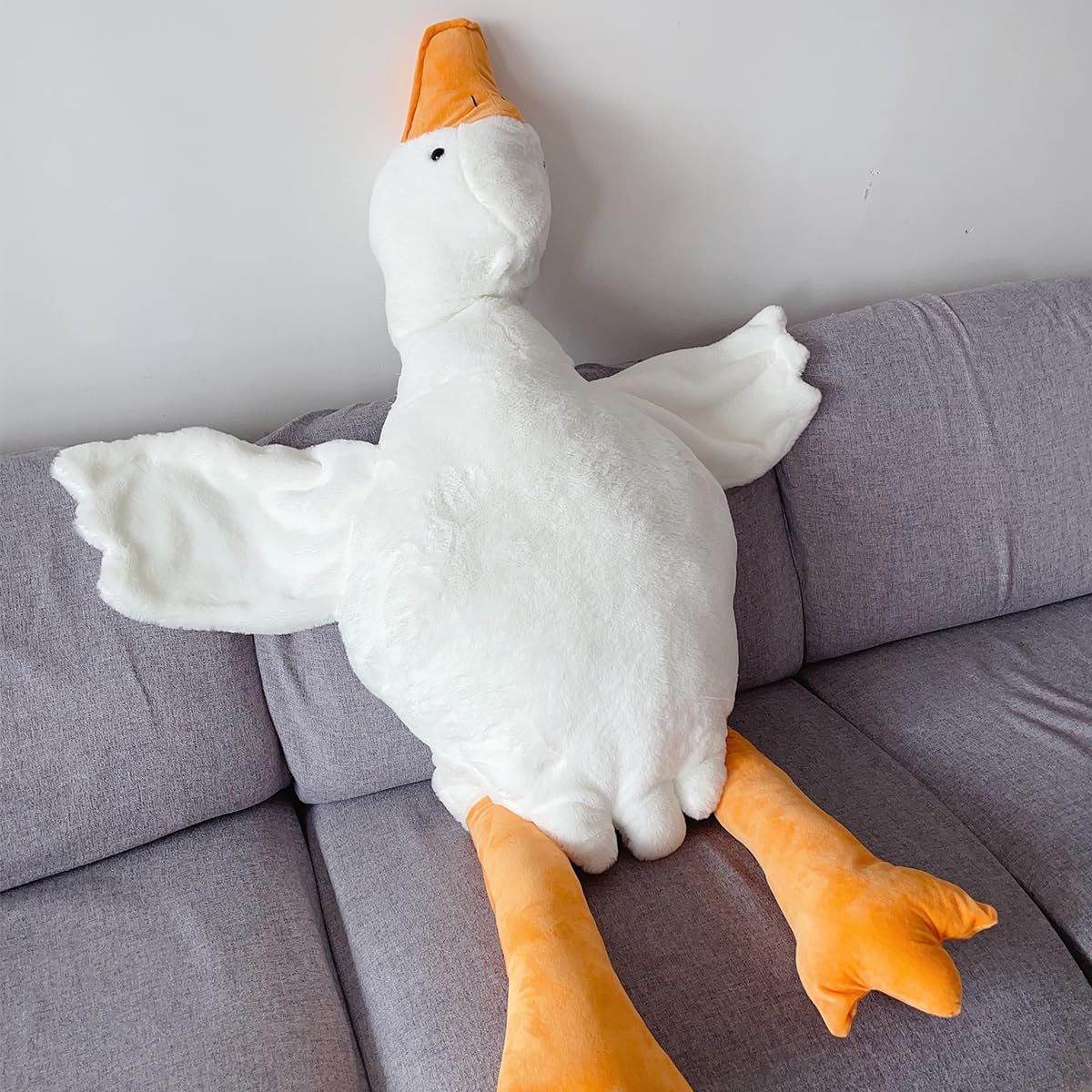 Giant Goose knuffel zacht knuffelkussen in meerdere maten