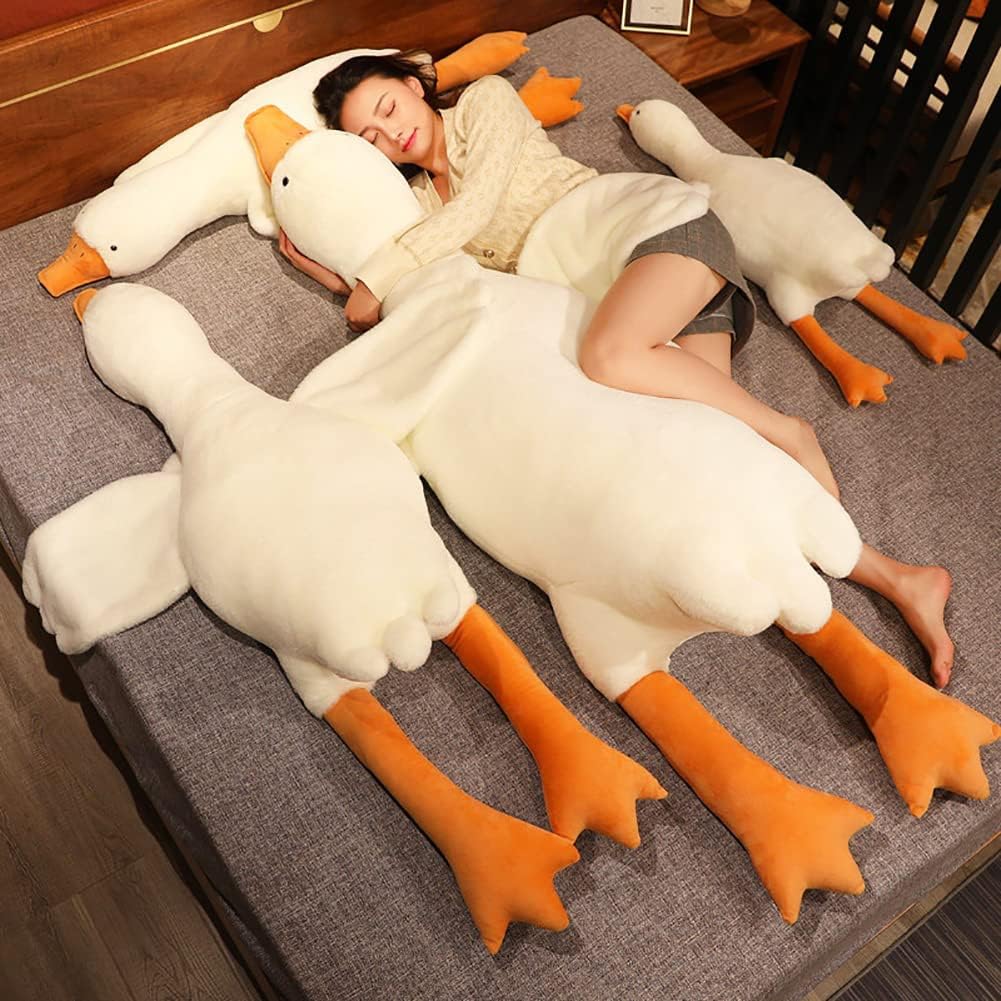Giant Goose knuffel zacht knuffelkussen in meerdere maten