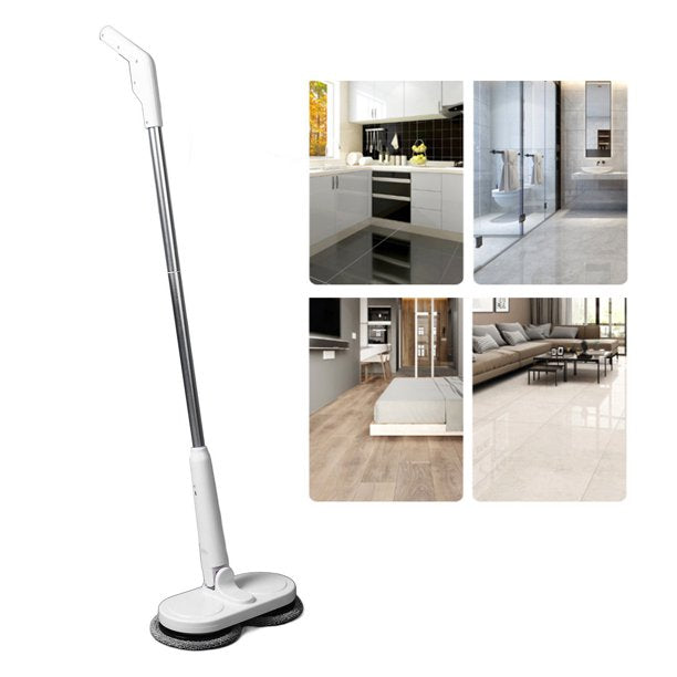 GlidePro snoerloze slimme mop met sprayfunctie en herbruikbare pads voor moeiteloos vloerreiniging