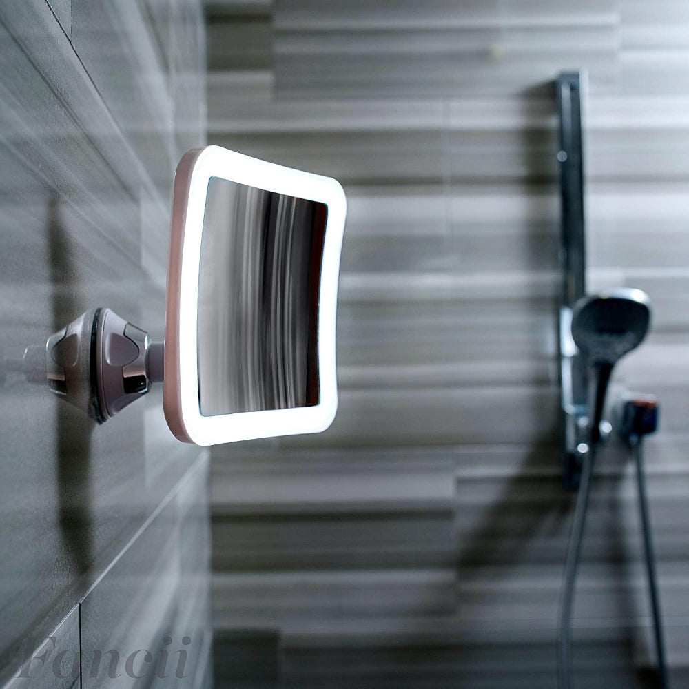 GlowView 10X LED Vergrotende Spiegel – Draagbare Make-up Spiegel met Zuignap