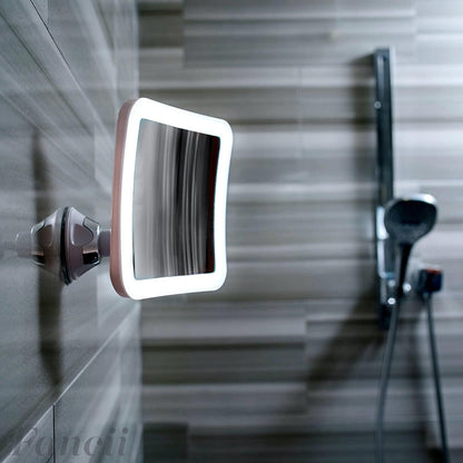 GlowView 10X LED Vergrotende Spiegel – Draagbare Make-up Spiegel met Zuignap