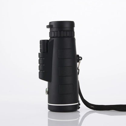 HD monoculair telescoop met smartphonehouder en statief voor buitenkijken