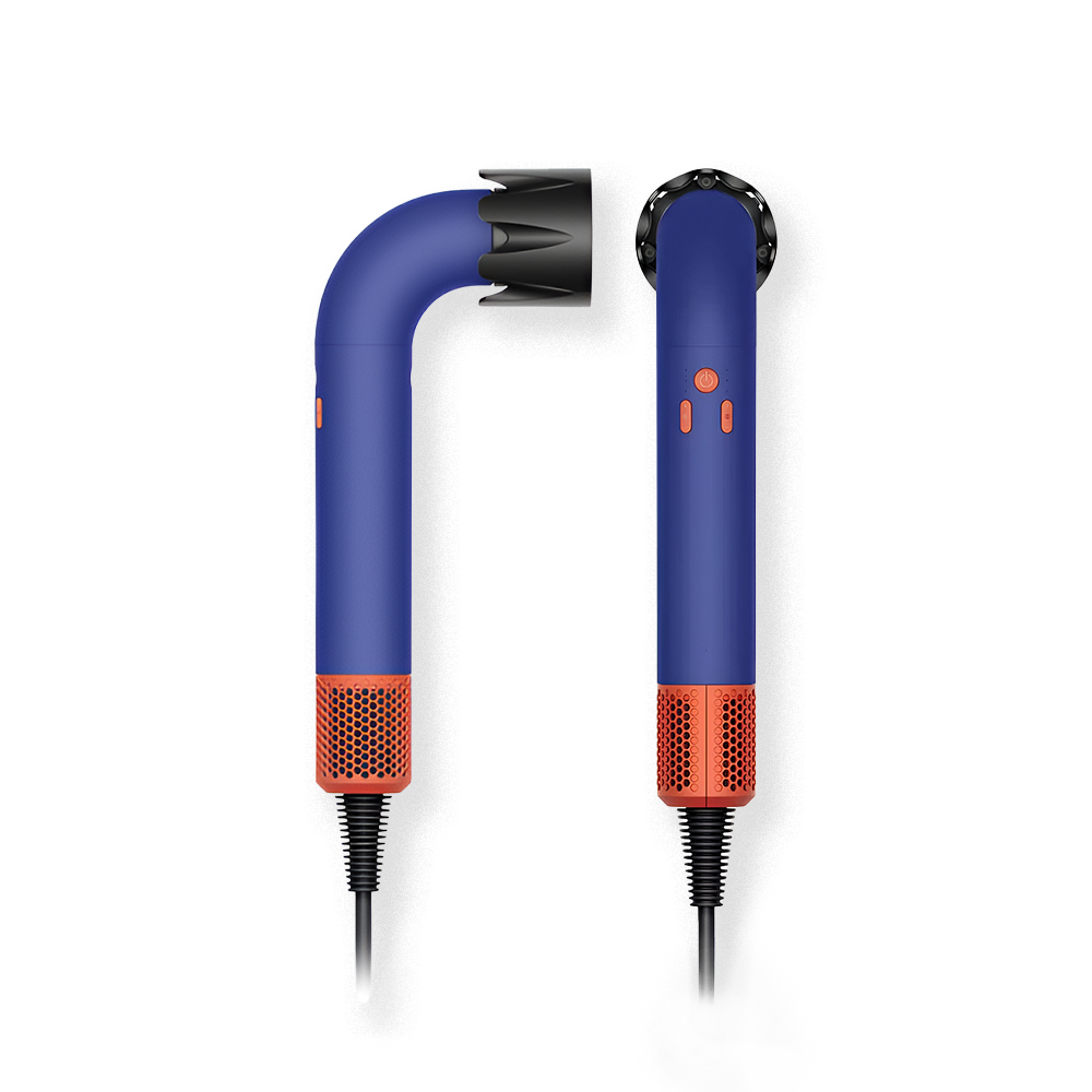 HairSonic slanke lichte föhn met precisie-opzetstukken voor snel en glad stylen