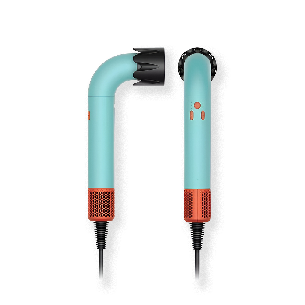 HairSonic slanke lichte föhn met precisie-opzetstukken voor snel en glad stylen