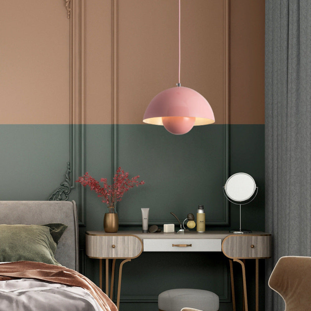 Halve Cirkel Kleurrijke Kroonluchter Moderne Scandinavische Plafondlamp