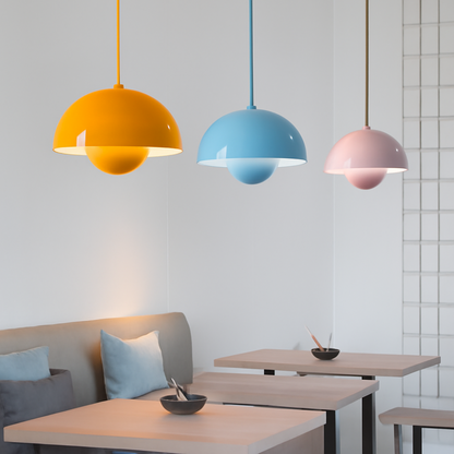 Halve Cirkel Kleurrijke Kroonluchter Moderne Scandinavische Plafondlamp