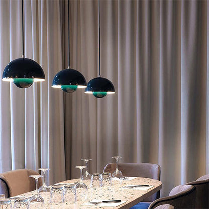 Halve Cirkel Kleurrijke Kroonluchter Moderne Scandinavische Plafondlamp