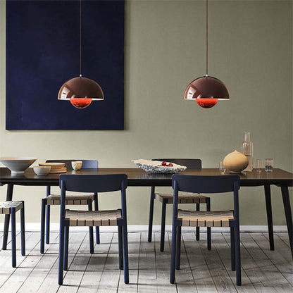 Halve Cirkel Kleurrijke Kroonluchter Moderne Scandinavische Plafondlamp