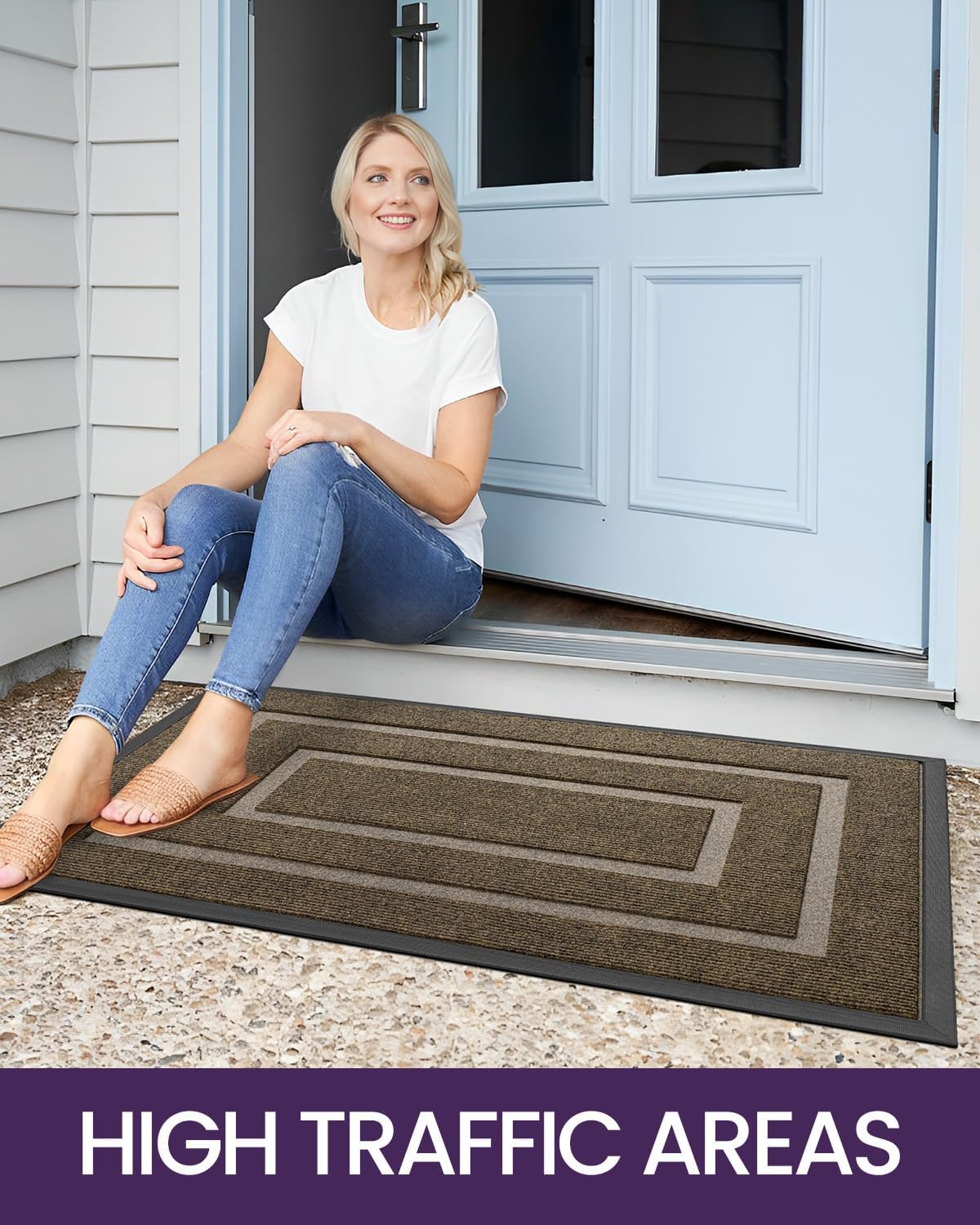 Zware Indoor Outdoor Deurmat Antislip Waterdicht