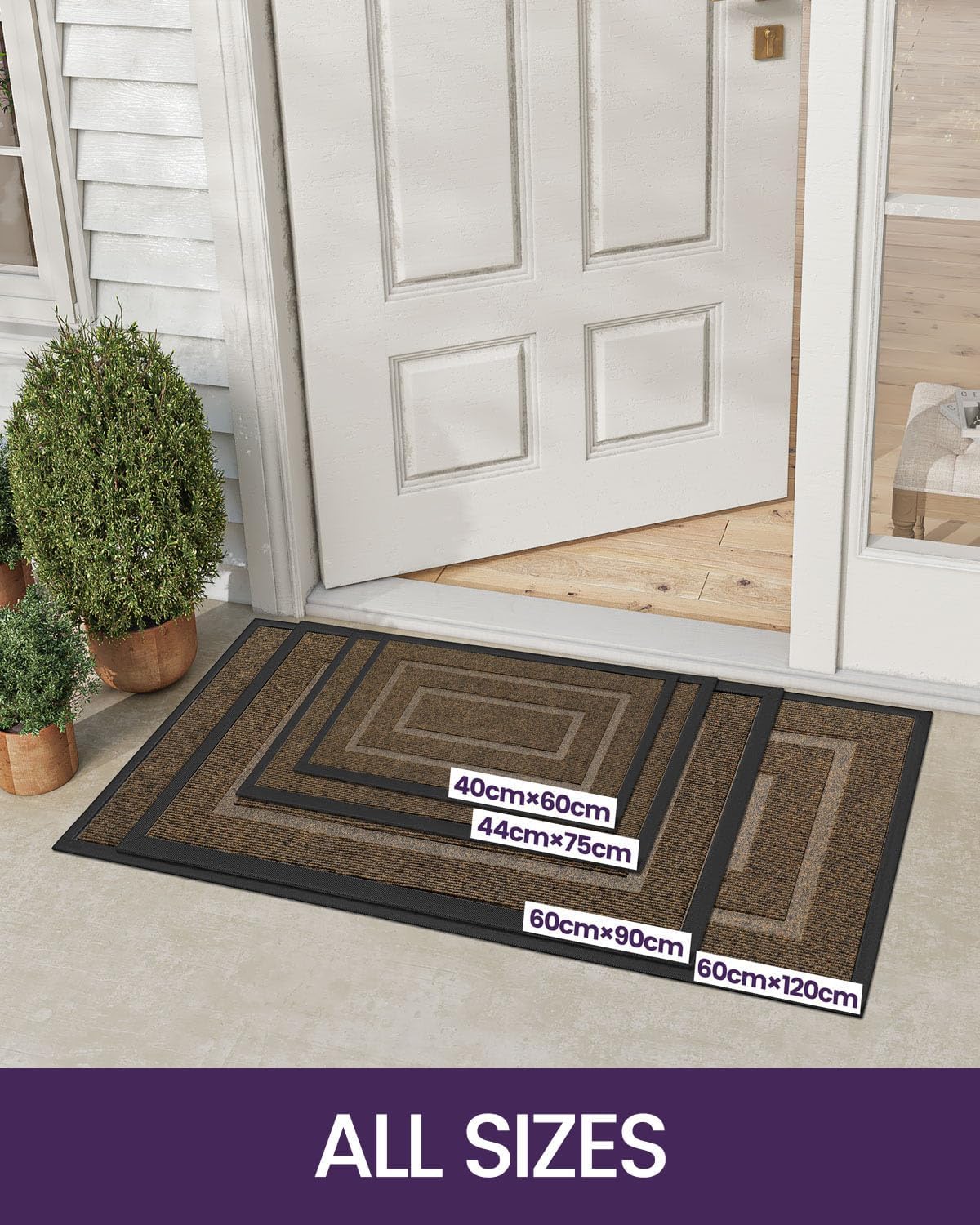 Zware Indoor Outdoor Deurmat Antislip Waterdicht