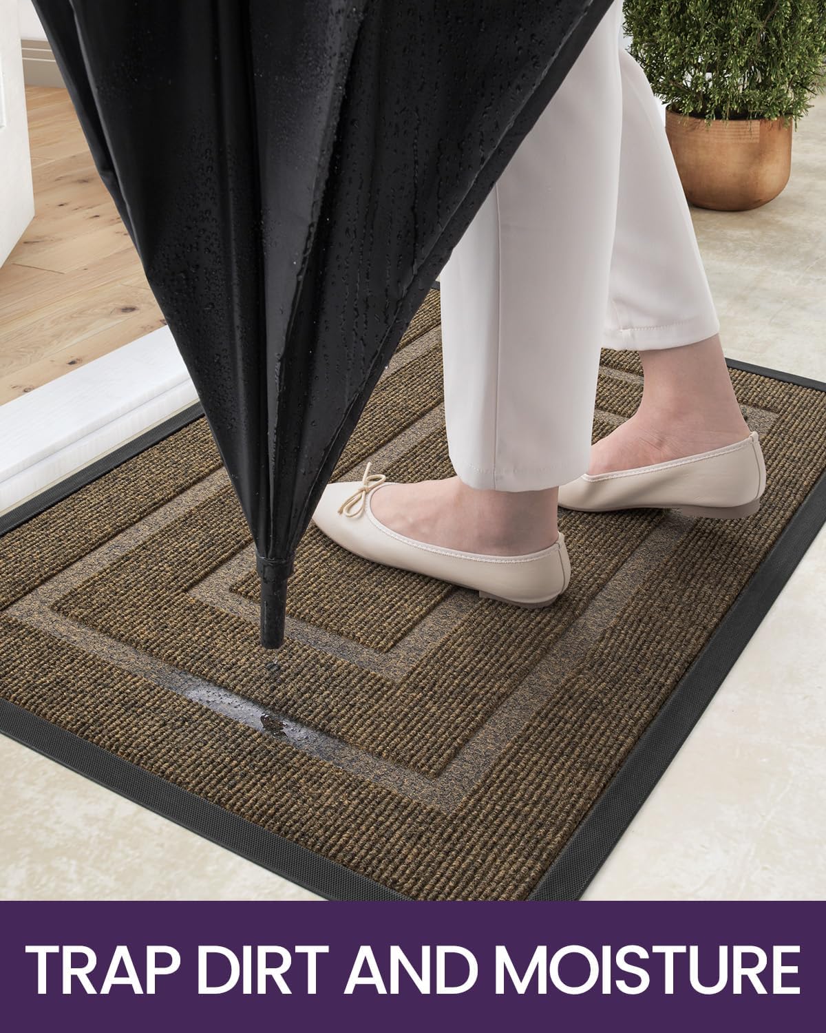 Zware Indoor Outdoor Deurmat Antislip Waterdicht