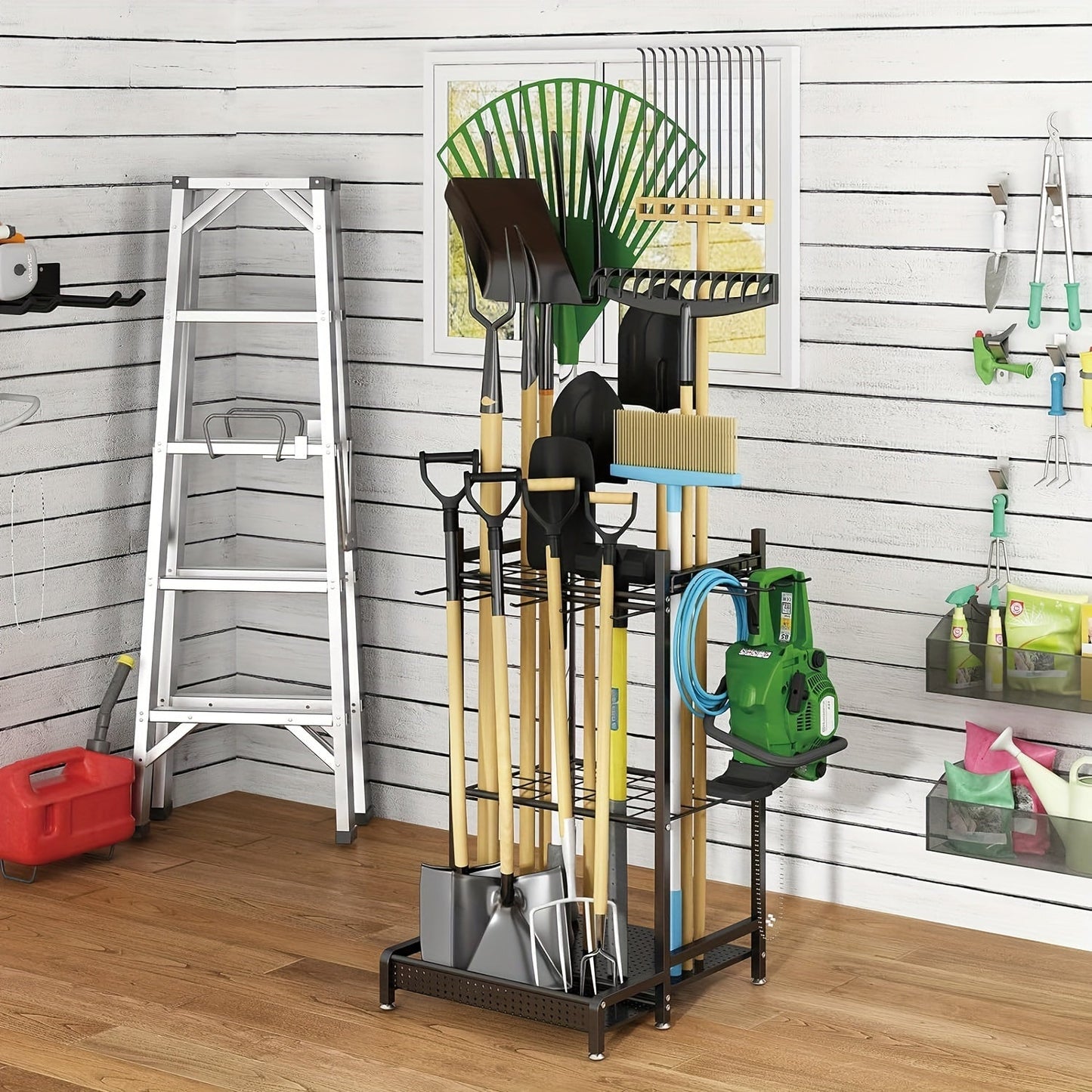 Zware Metalen Tuingereedschap Rek Buitenopslag Organizer