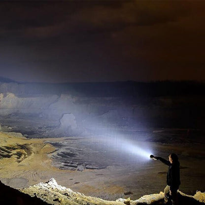 Hoogvermogen Oplaadbare LED Zaklamp met Waterdicht Ontwerp
