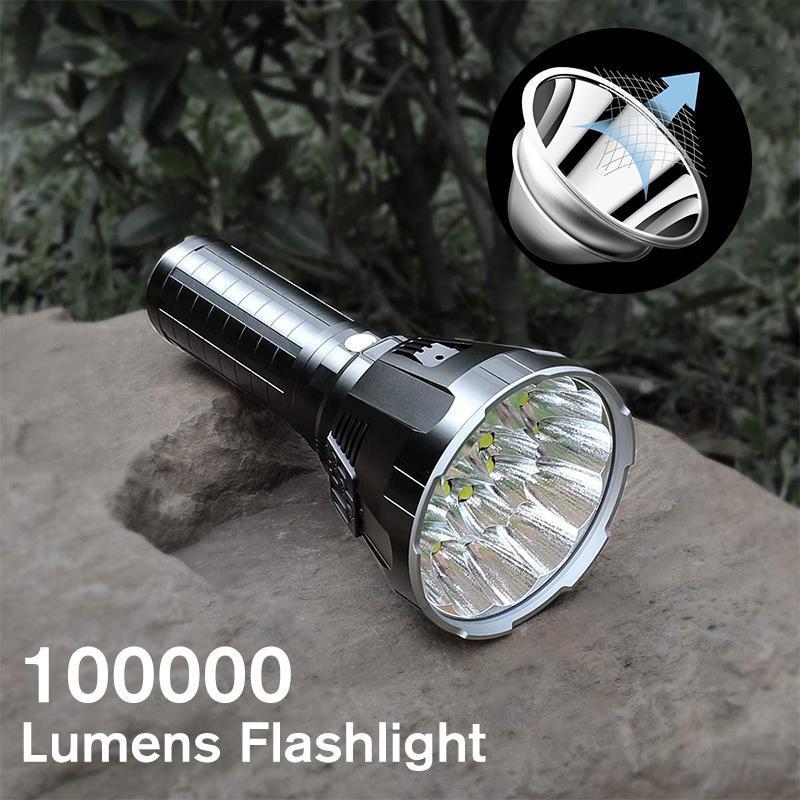 Hoogvermogen Oplaadbare LED Zaklamp met Waterdicht Ontwerp