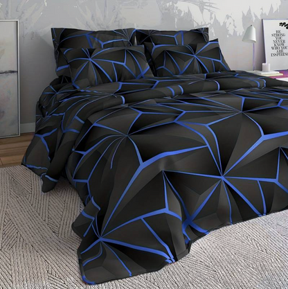 Hilton luxe microvezel dekbedovertrekset met zachte ademende all-season comfort