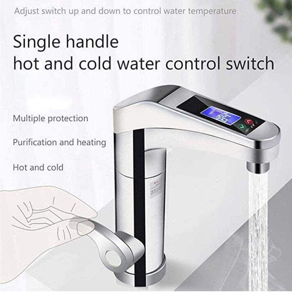 Directe elektrische warmwaterkraan met LED-temperatuurweergave