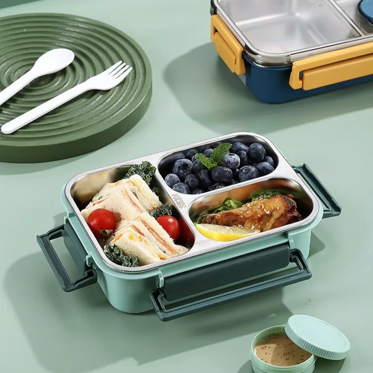 Geïsoleerde voedselwarmer container draagbare thermos lunchbox