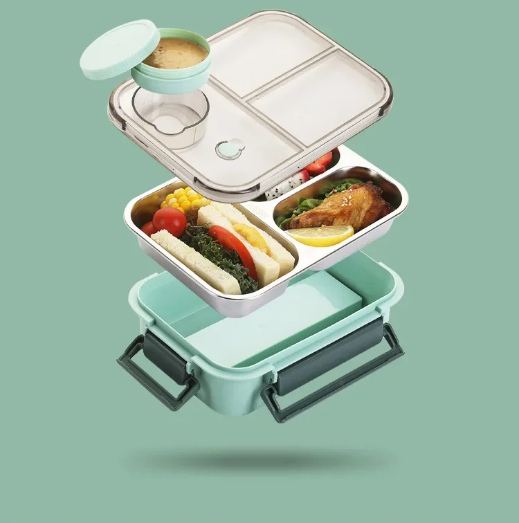 Geïsoleerde voedselwarmer container draagbare thermos lunchbox