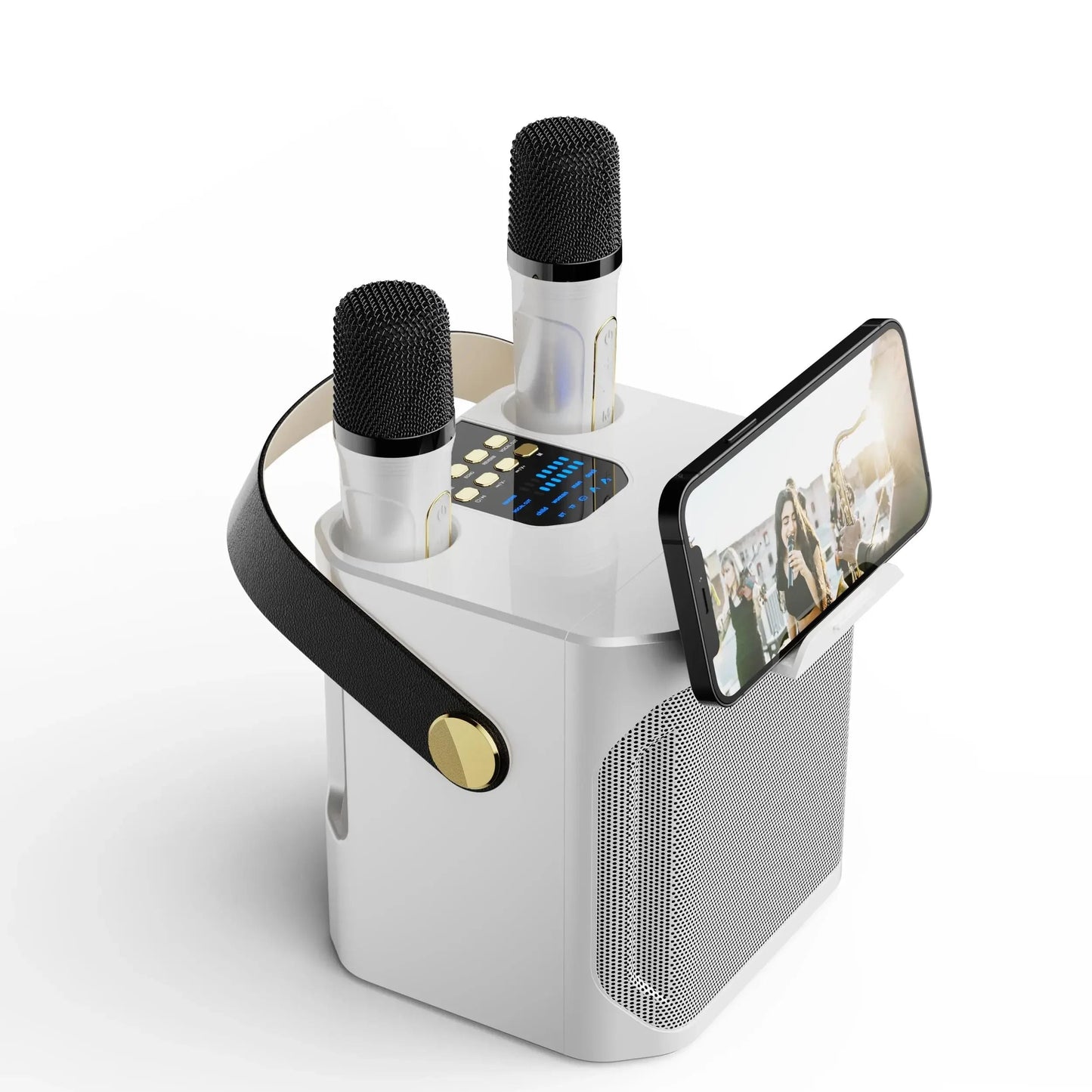 Karaoke Bluetooth Speaker – 360° Geluid met Dubbele Microfoons