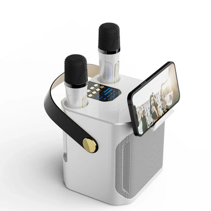 Karaoke Bluetooth Speaker – 360° Geluid met Dubbele Microfoons