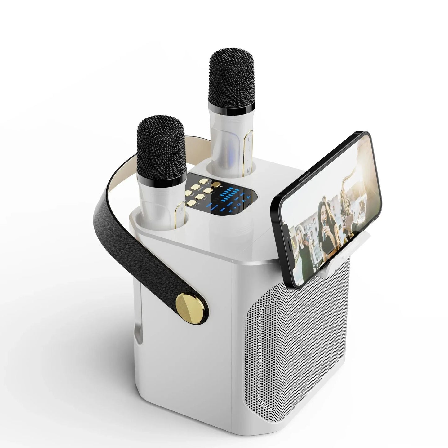 Karaoke Bluetooth Speaker – 360° Geluid met Dubbele Microfoons