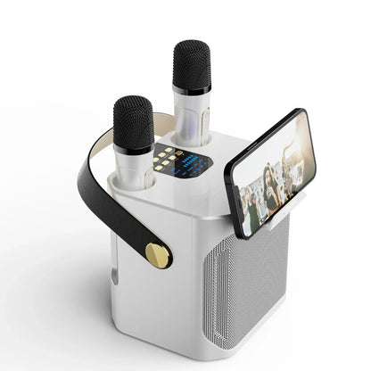 Karaoke Bluetooth Speaker – 360° Geluid met Dubbele Microfoons