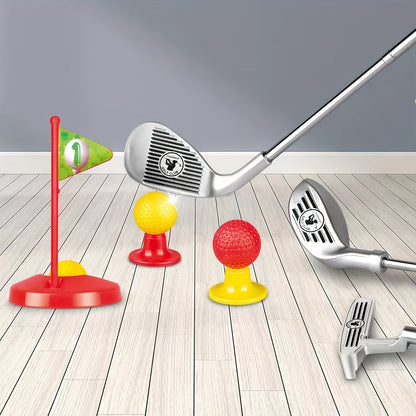 Kinderen verstelbare golfset binnen en buiten speelgoed voor 3 tot 8 jaar