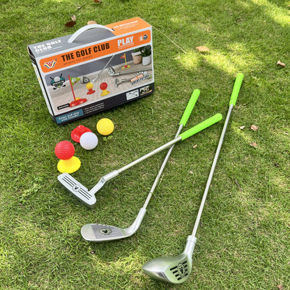 Kinderen verstelbare golfset binnen en buiten speelgoed voor 3 tot 8 jaar