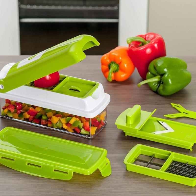 KitchenMaster 12-in-1 Groentesnijder en Snijder