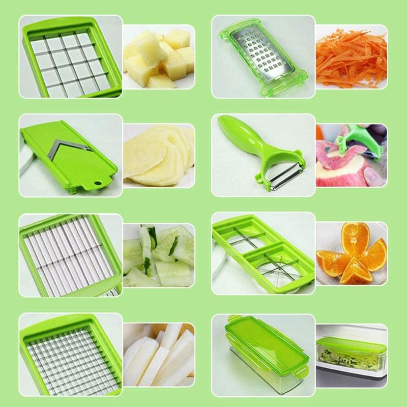 KitchenMaster 12-in-1 Groentesnijder en Snijder