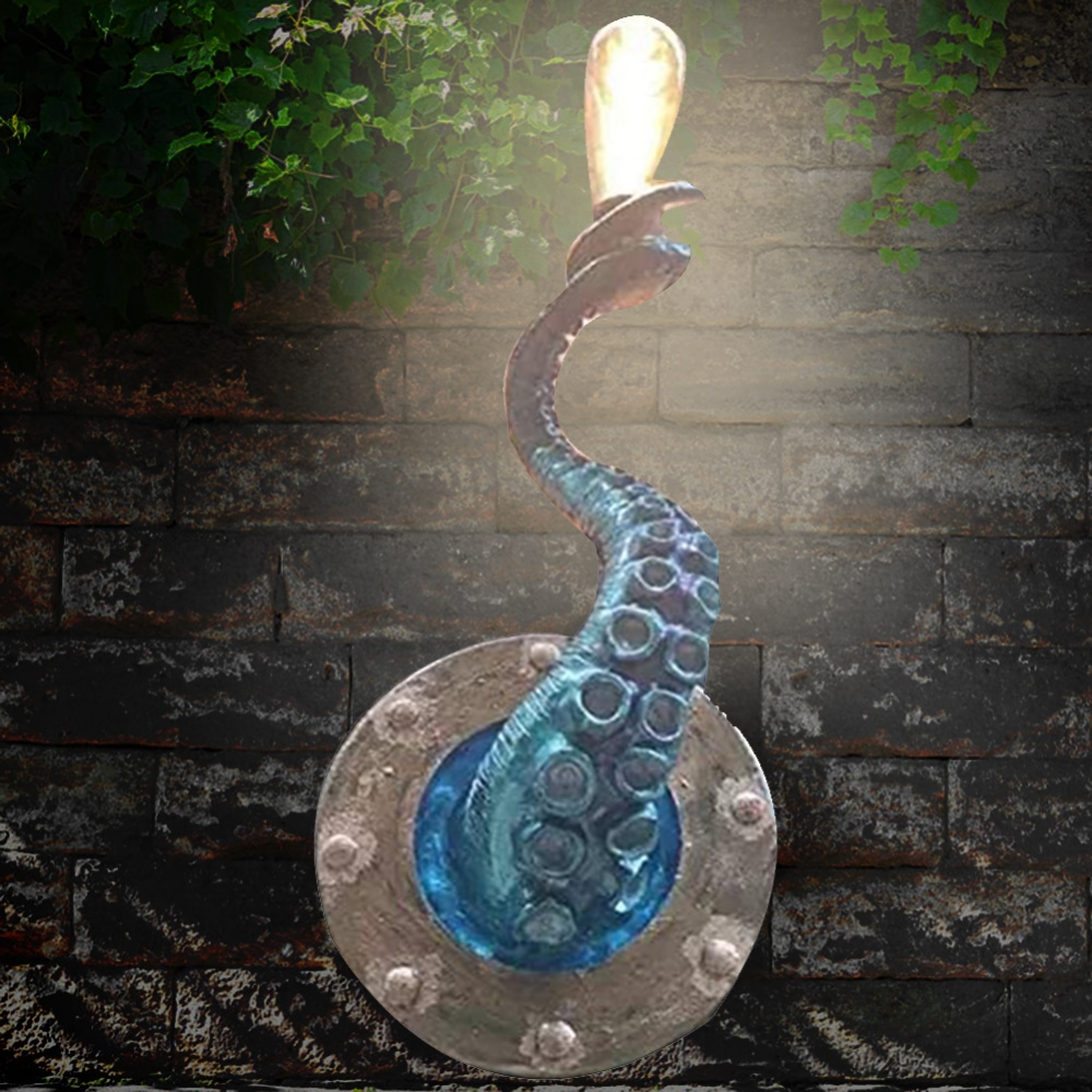 Krakenna Octopus Wandlamp Sculpturale Maritieme Lamp