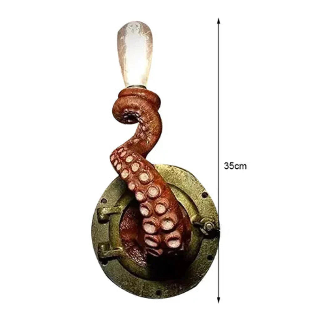 Krakenna Octopus Wandlamp Sculpturale Maritieme Lamp