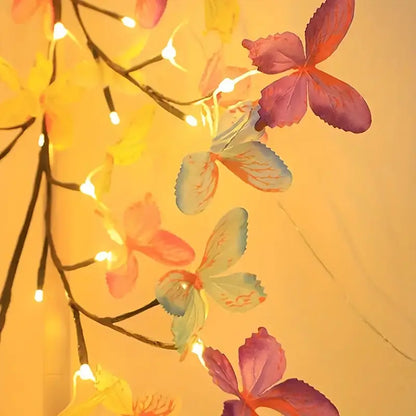 LED Wilgentak Sfeerverlichting Boom met Vlinderdecoratie