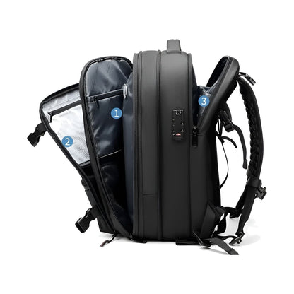 Lara JetPack vacuüm compressie reistas rugzak
