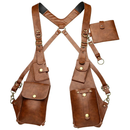 Leren Anti-Diefstal Schouderholster Tas – Veilige Crossbody Harnas