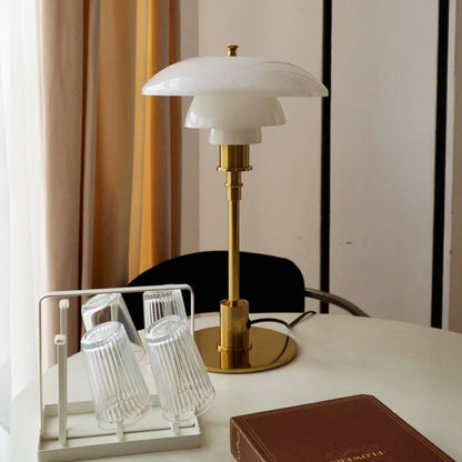 Lena Nordic LED tafellamp Scandinavisch glazen accentlicht