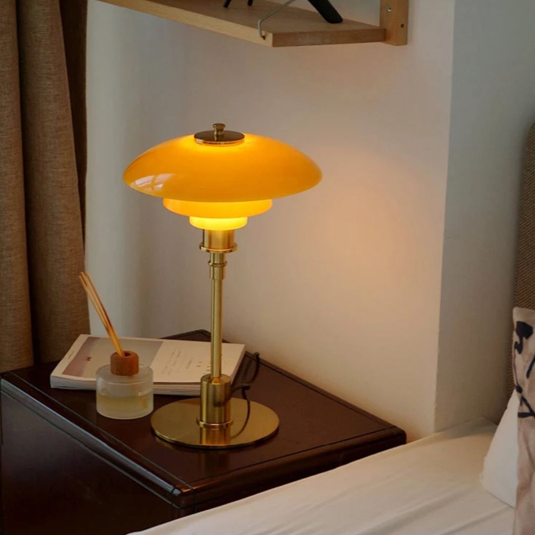 Lena Nordic LED tafellamp Scandinavisch glazen accentlicht
