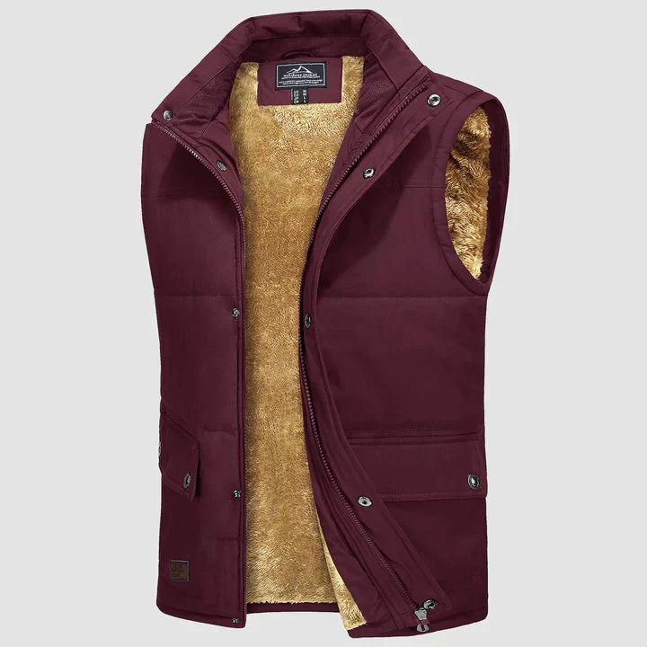 Liam warme heren bodywarmer lichtgewicht gewatteerd gilet
