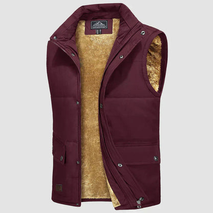 Liam warme heren bodywarmer lichtgewicht gewatteerd gilet